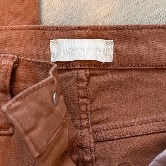 🌶️ NWOT Alter’d State Ankle Raw Hem Jeans. Size 27 - Picture 4 of 5